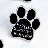 Black Animal Pet Dog paw Cat Kitten Claw Brooch I love MY DOGS GRANDOG WHO RESCUED WHO MY KIDS HAVE 4 PAWS Pin Badge Jewelry