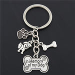 1pc Dog Bone Dog Paw Alloy Key Chain For Women Girl Bag Keychain Charm Pendant Jewelry Aceessories Gift For Dog Lover