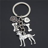 1pc Dog Bone Dog Paw Alloy Key Chain For Women Girl Bag Keychain Charm Pendant Jewelry Aceessories Gift For Dog Lover