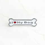 I Love My Dog Grandog Agility Crazy Dogs Enamel Pin Cute Cartoon Bone Pins Brooch Jewelry Badge Denim Bag Gift for Dog Pet Owner